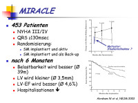 Abbildung 13: MIRACLE-Studie