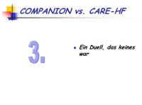 Abbildung 15: COMPANION-Studie - CARE-HF-Studie
