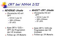 Abbildung 29: CRT - NYHA I/II