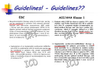 Abbildung 32: CRT - ICD - Guidelines