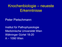 Abbildung 1: Knochenbiologie