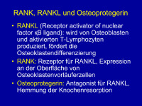 Abbildung 14: RANK - RANKL