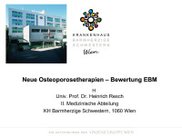Abbildung 1: Osteoporosetherapien