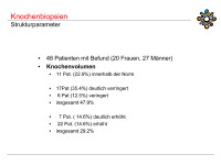Abbildung 15: Knochenbiopsien