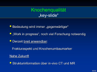 Abbildung 26: Knochenqualit�t