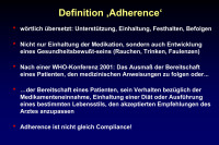 Abbildung 3: Adherence