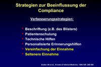 Abbildung 10: Compliance - Beeinflussung