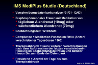 Abbildung 15: IMS MediPlus-Studie