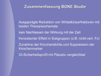 Abbildung 15: BONE-Studie