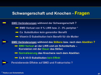Abbildung 21: Schwangerschaft - BMD