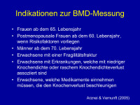 Abbildung 19: Indikation - BMD-Messung