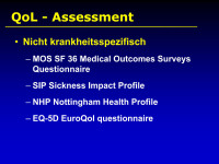 Abbildung 6: QoL-Assessment