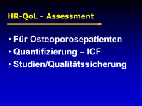 Abbildung 14: HR-QoL-Assessment