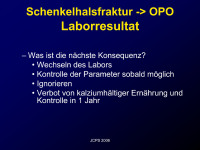 Abbildung 11: Schenkelhalsfraktur - OPO - Labor