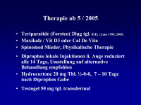 Abbildung 23: Therapie