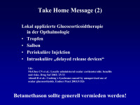 Abbildung 26: Take Home Message