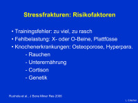 Abbildung 12: Stressfrakturen