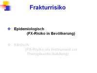 Abbildung 5: Frakturrisiko