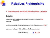 Abbildung 7: Frakturrisiko