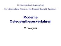 Abbildung 1: Osteosynthese