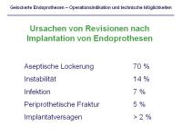 Abbildung 5: Endoprothesen