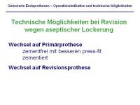 Abbildung 16: Endoprothesen