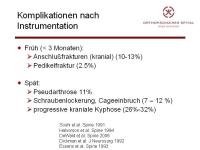 Abbildung 28: Wirbels�ule - Operation