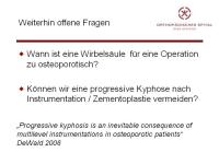 Abbildung 40: Wirbels�ule - Operation
