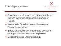Abbildung 41: Wirbels�ule - Operation