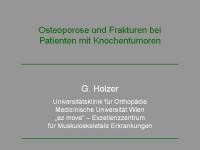Abbildung 1: Knochentumor