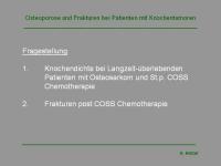 Abbildung 6: Knochentumor
