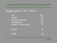 Abbildung 8: Knochentumor