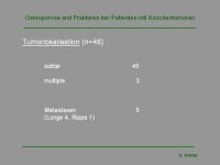 Abbildung 11: Knochentumor