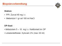 Abbildung 7: Knochenbiopsie
