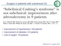 Abbildung 42: Cushing-Syndrom