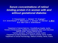 Abbildung 1: Retinol binding protein 4