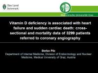 Abbildung 1: Vitamin D deficiency